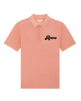 Polo Vintage Brodé "Amore"