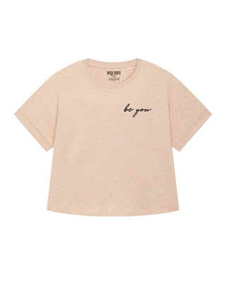 T-shirt Oversize Brodé "Be You'