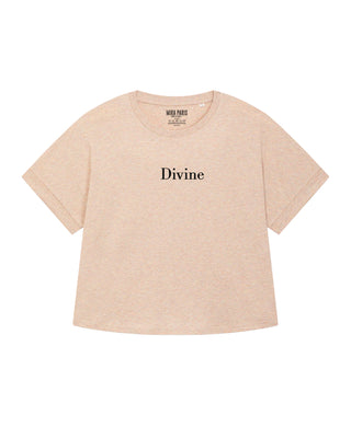 T-shirt Oversize Brodé "Divine"