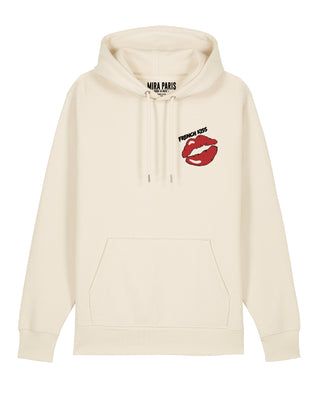 Hoodie Classic Brodé "French Kiss"