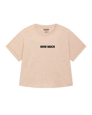 T-shirt Oversize Brodé "How Much"