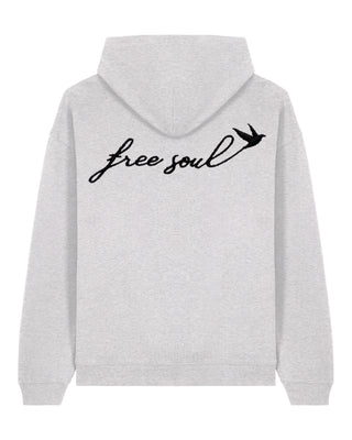 Hoodie Oversize Brodé "Free Soul"