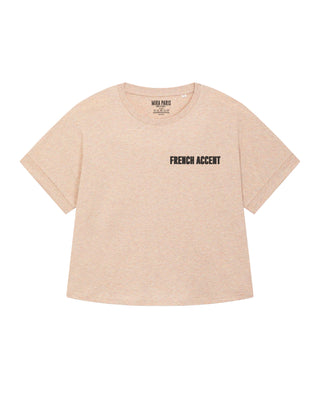 T-shirt Oversize Brodé "French Accent"