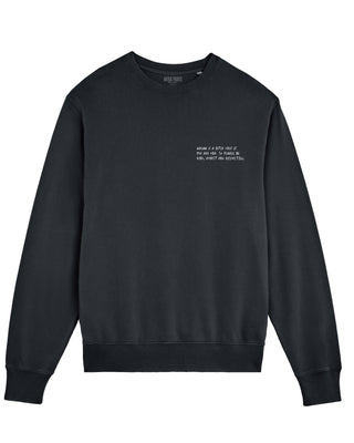 Sweatshirt Vintage Oversize Brodé "Karma is a B****"