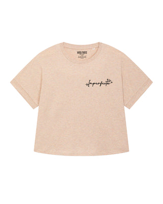 T-shirt Oversize Brodé "Imperfecta"