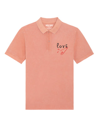 Polo Vintage Brodé "Love"