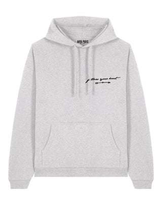 Hoodie Oversize Brodé "Follow Your Heart"