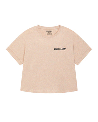 T-shirt Oversize Brodé "Nonchalance"