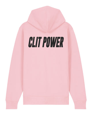 Hoodie à Zip Brodé "Clit Power"