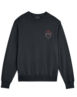 Sweatshirt Vintage Oversize Brodé "Lover"
