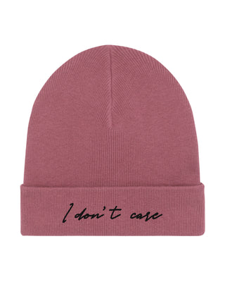 Beanie Classic Brodé "I Don't Care"