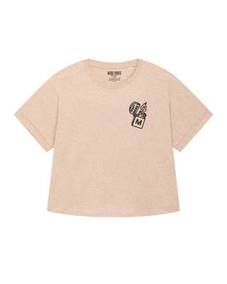 T-shirt Oversize Brodé "Lighter"