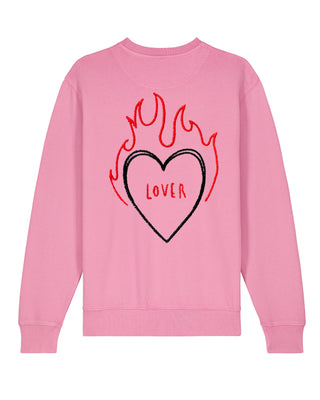 Sweatshirt Vintage Brodé "Lover"