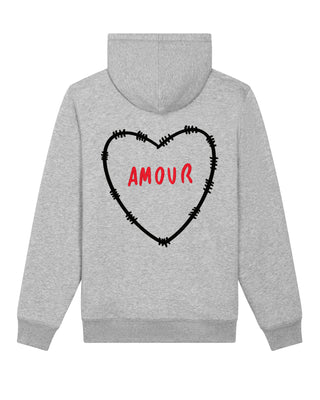 Hoodie Sherpa Brodé "Amour"