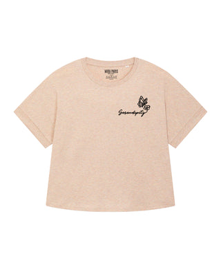 T-shirt Oversize Brodé "Serendipity"