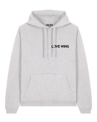 Hoodie Oversize Brodé "Love Wins"