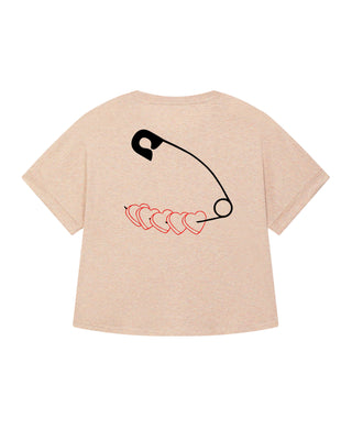 T-shirt Oversize "Heart Pins"