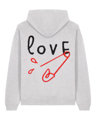 Hoodie Oversize Brodé "Love"