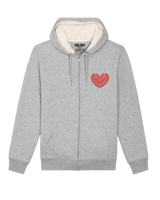 Hoodie Sherpa Brodé "Corazon"