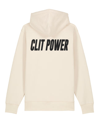 Hoodie à Zip Brodé "Clit Power"