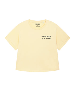 T-shirt Oversize Brodé "Coordinates"