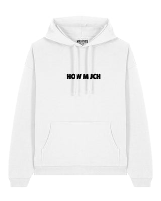 Hoodie Oversize Brodé "How Much"