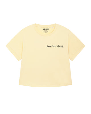 T-shirt Oversize Brodé "Sacré Coeur"