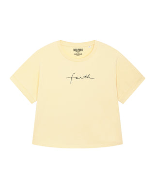 T-shirt Oversize Brodé "Faith"