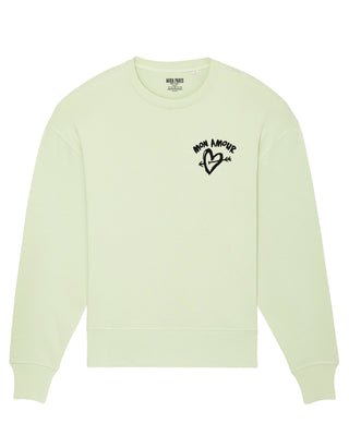 Sweatshirt Classic Brodé "Mon Amour"