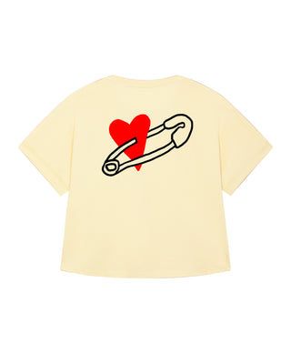 T-shirt Oversize "Coeur Pins"