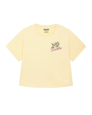 T-shirt Oversize Brodé "Sororité"