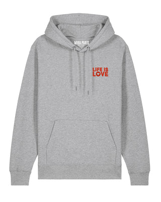 Hoodie Classic Brodé "Life is Love"