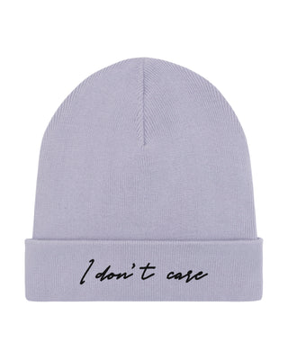 Beanie Classic Brodé "I Don't Care"