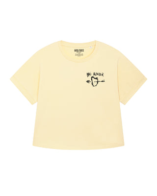 T-shirt Oversize Brodé "Mi Amor"