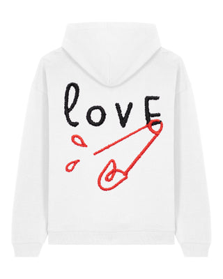 Hoodie Oversize Brodé "Love"