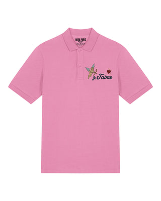 Polo Brodé "Je t’Aime"