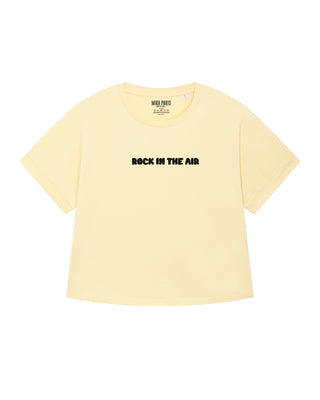 T-shirt Oversize Brodé "Rock In The Air"