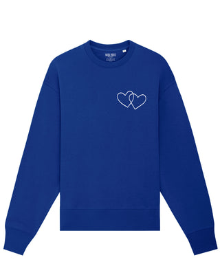 Sweatshirt Oversize Brodé "Double Heart"