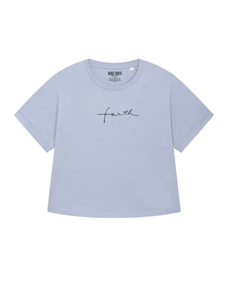 T-shirt Oversize Brodé "Faith"