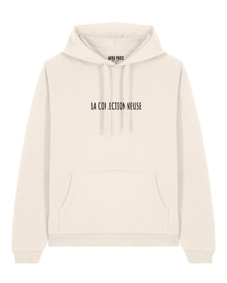 Hoodie Oversize Brodé "La Collectionneuse"