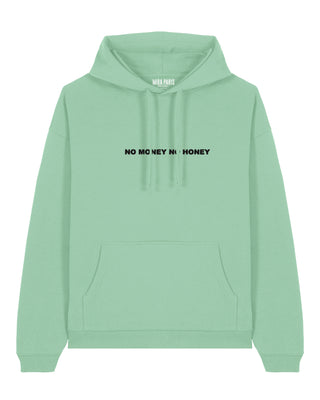 Hoodie Oversize Brodé "No Money No Honey"