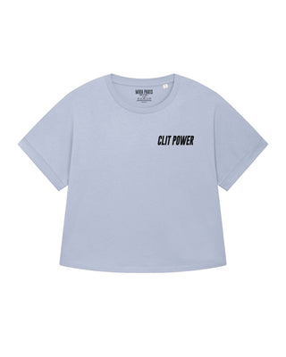 T-shirt Oversize Brodé "Clit Power"