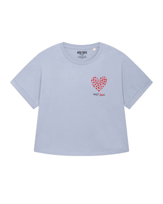 T-shirt Oversize Brodé "Sweet Heart"