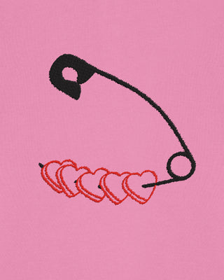 Polo Brodé "Heart Pins"