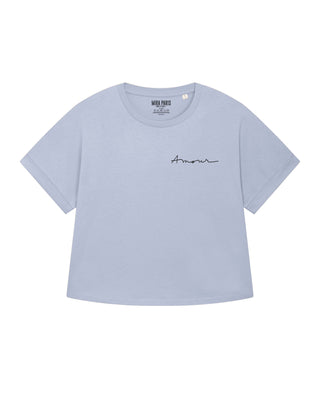 T-shirt Oversize Brodé "Amour"