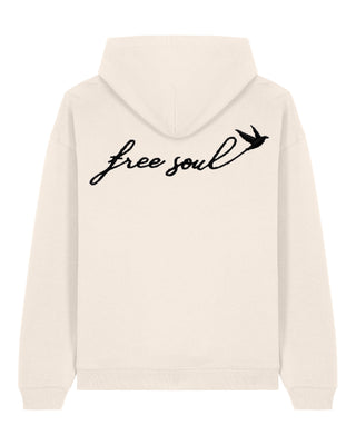 Hoodie Oversize Brodé "Free Soul"