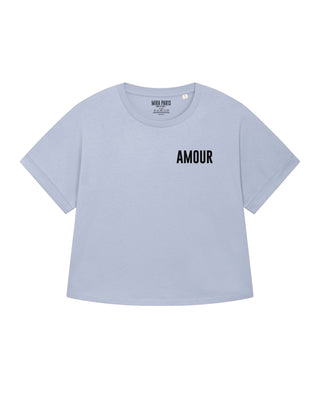 T-shirt Oversize Brodé "Amour"