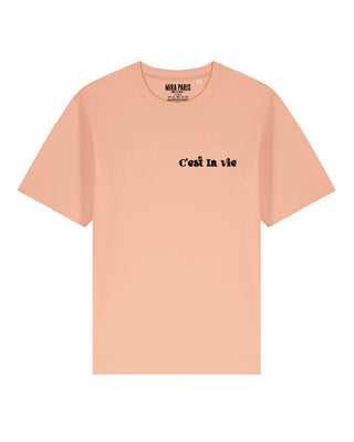 T-shirt Classic Brodé "C'est La Vie"