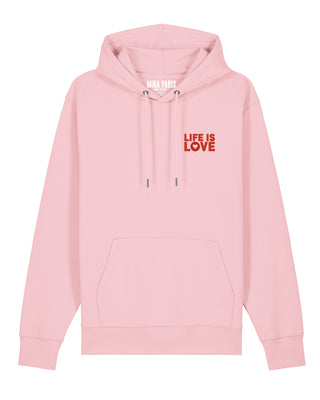 Hoodie Classic Brodé "Life is Love"