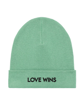 Beanie Classic Brodé "Love Wins"